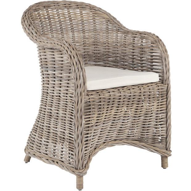 Curved Natural Coastal Chair - Belle Escape