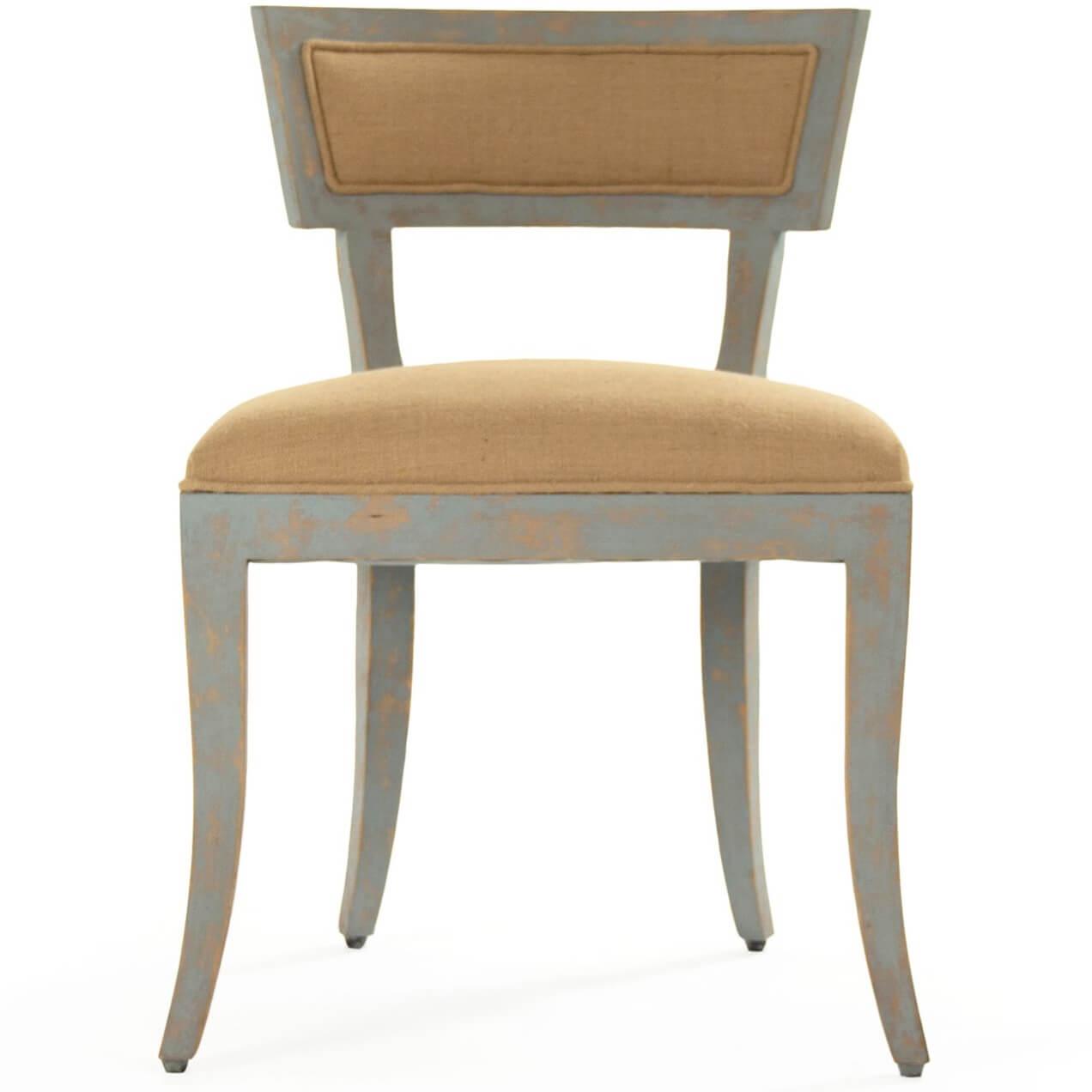 Distressed French Farmhouse Side Chairs - Belle Escape