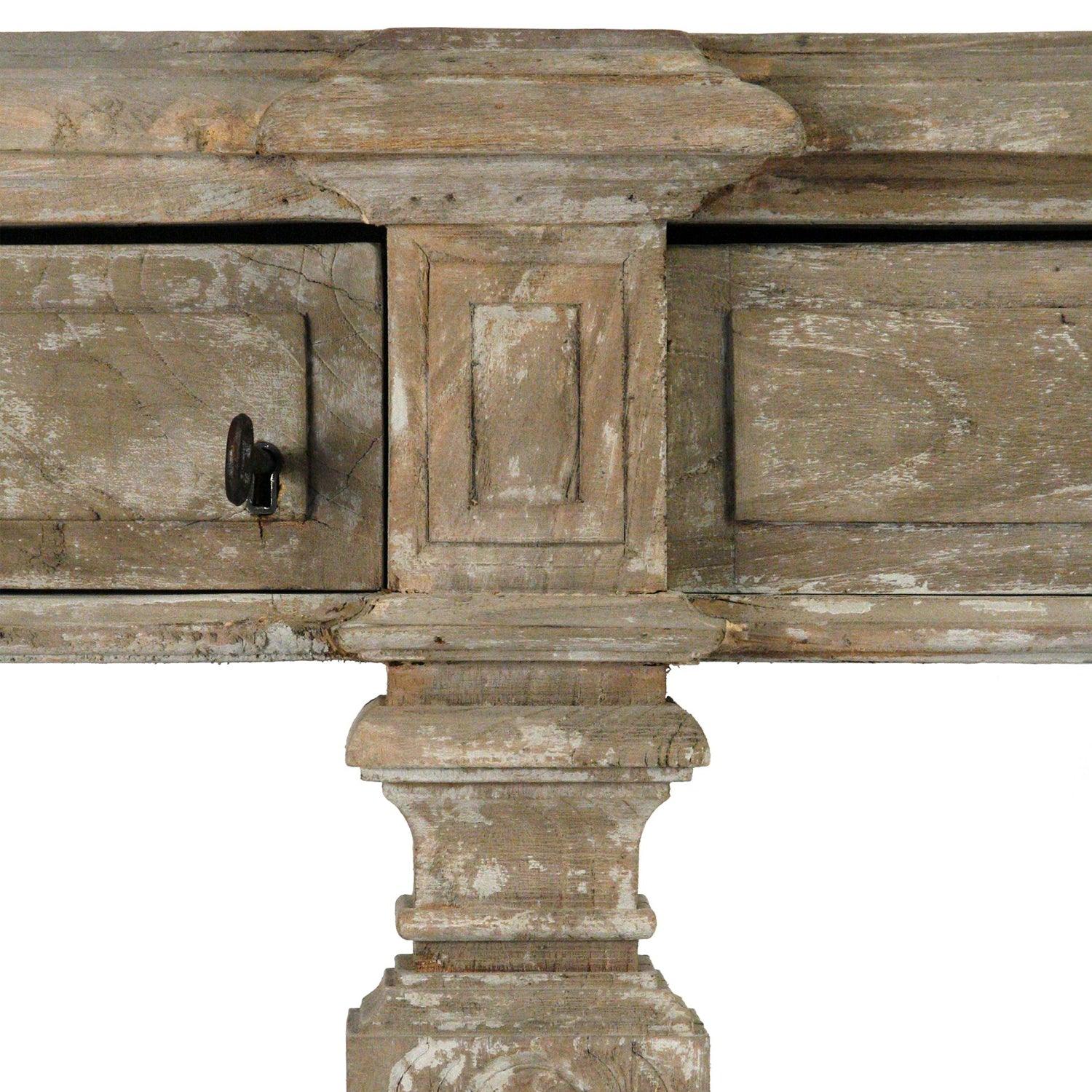 Distressed Rockford French Console - Belle Escape