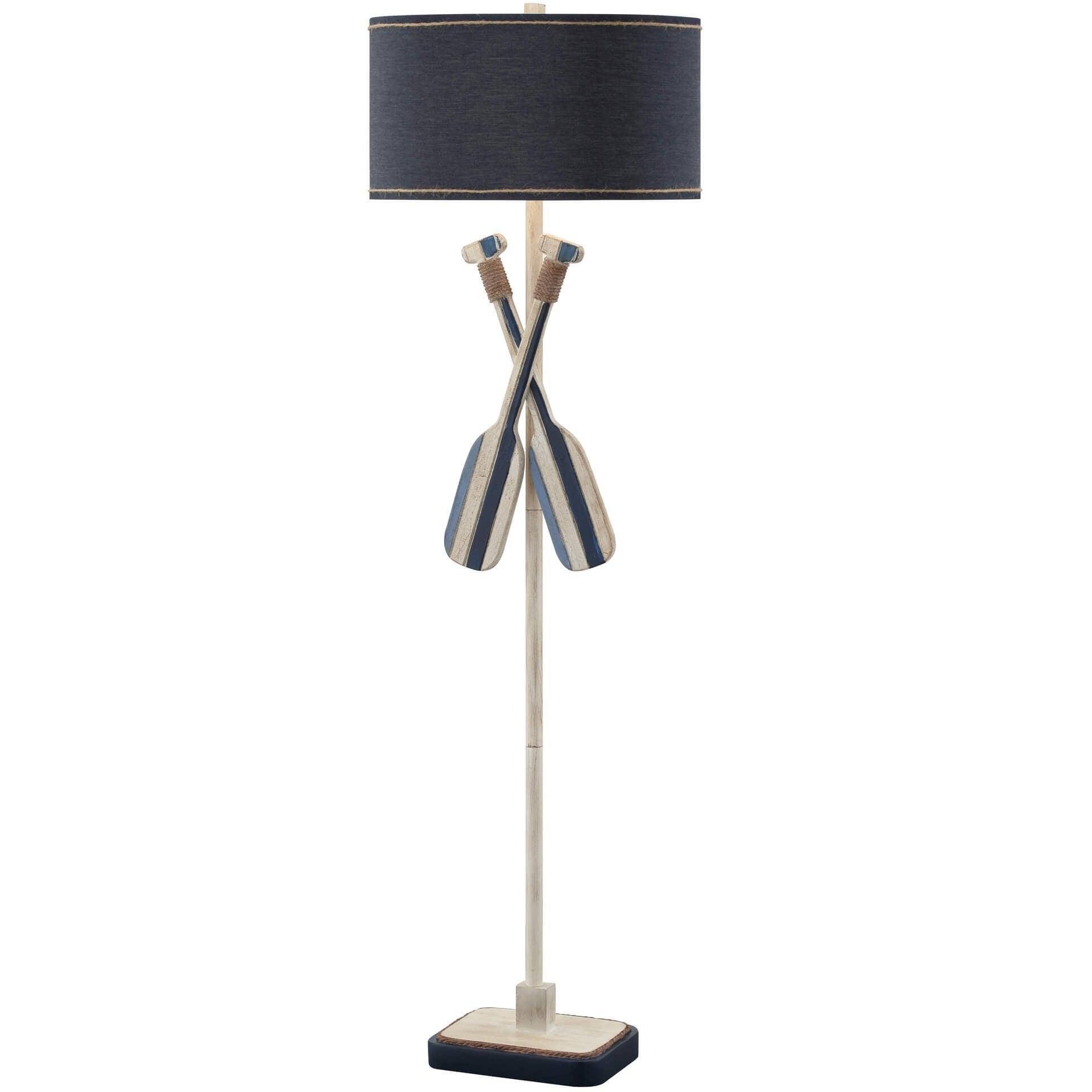 Dockside Oar Floor Lamp - Belle Escape