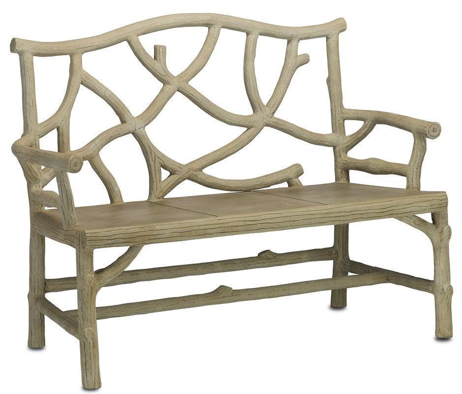 Driftwood Garden Bench - Belle Escape