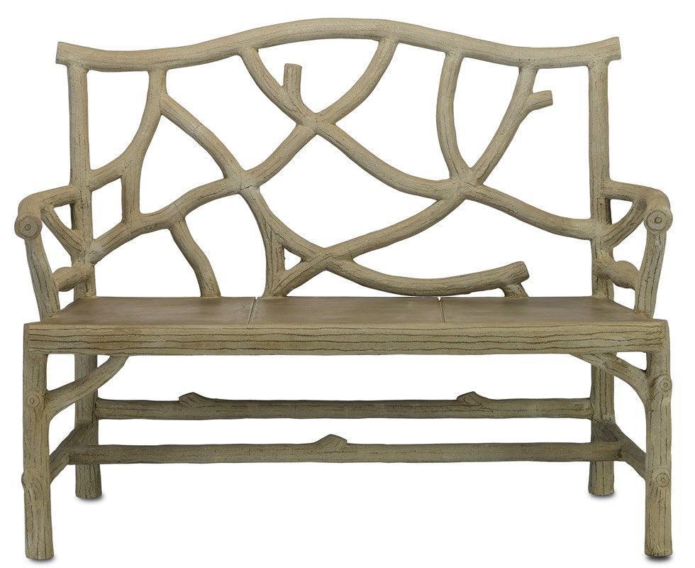 Driftwood Garden Bench - Belle Escape