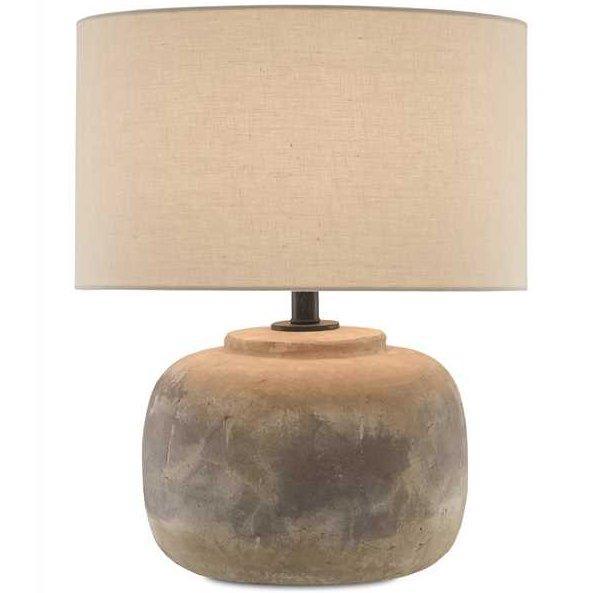 Earthen Concrete Round Lamp - Belle Escape