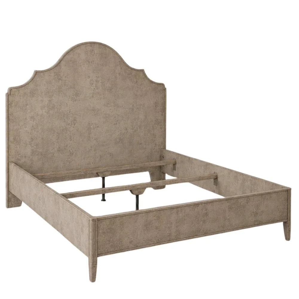 Rustic Arched Scalloped Bed