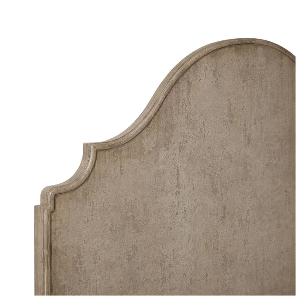 Rustic Arched Scalloped Bed