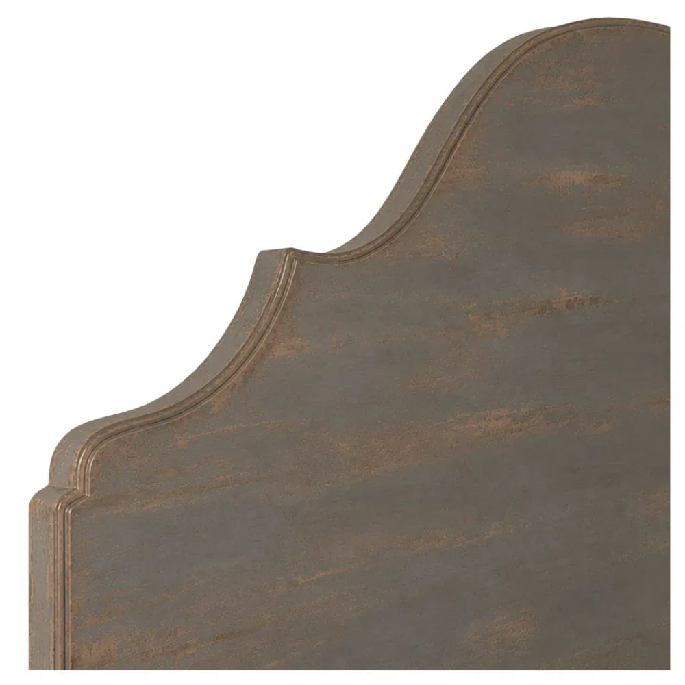 Rustic Arched Scalloped Bed