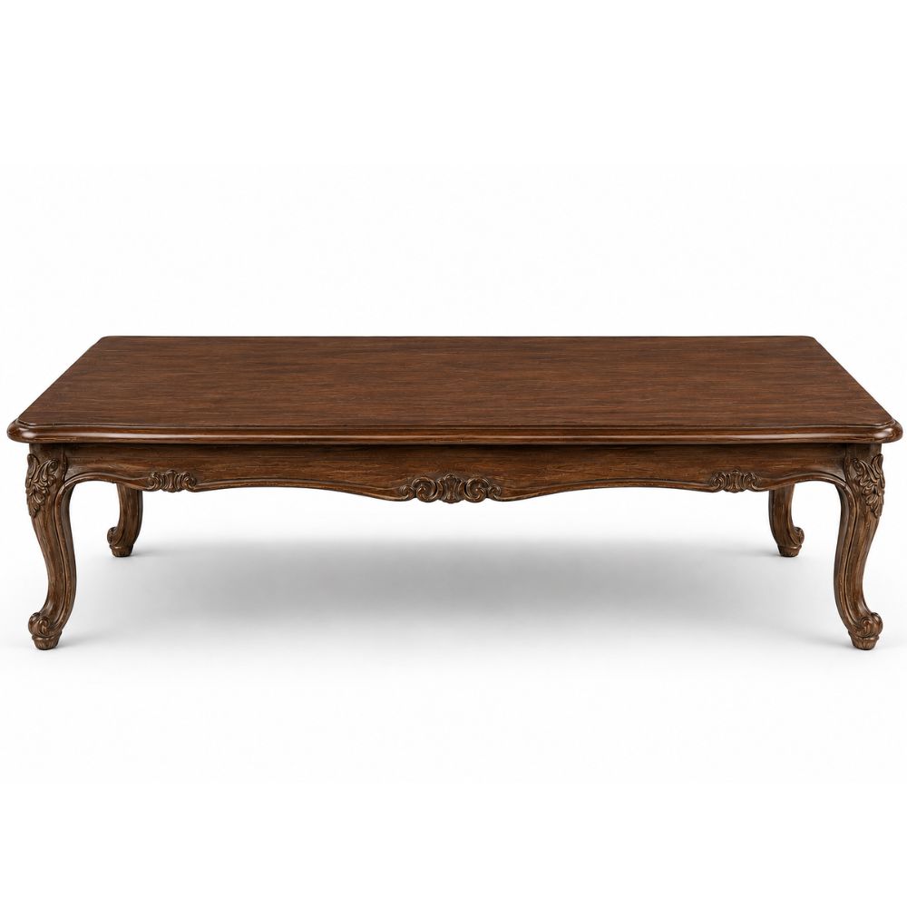 French Stained Dejeuner Rectangular Coffee Table