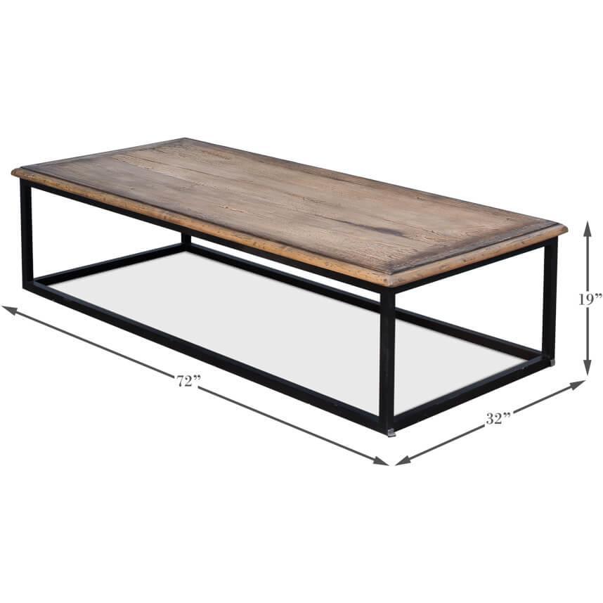 Elm Ogee Edge Manor Coffee Table - Belle Escape