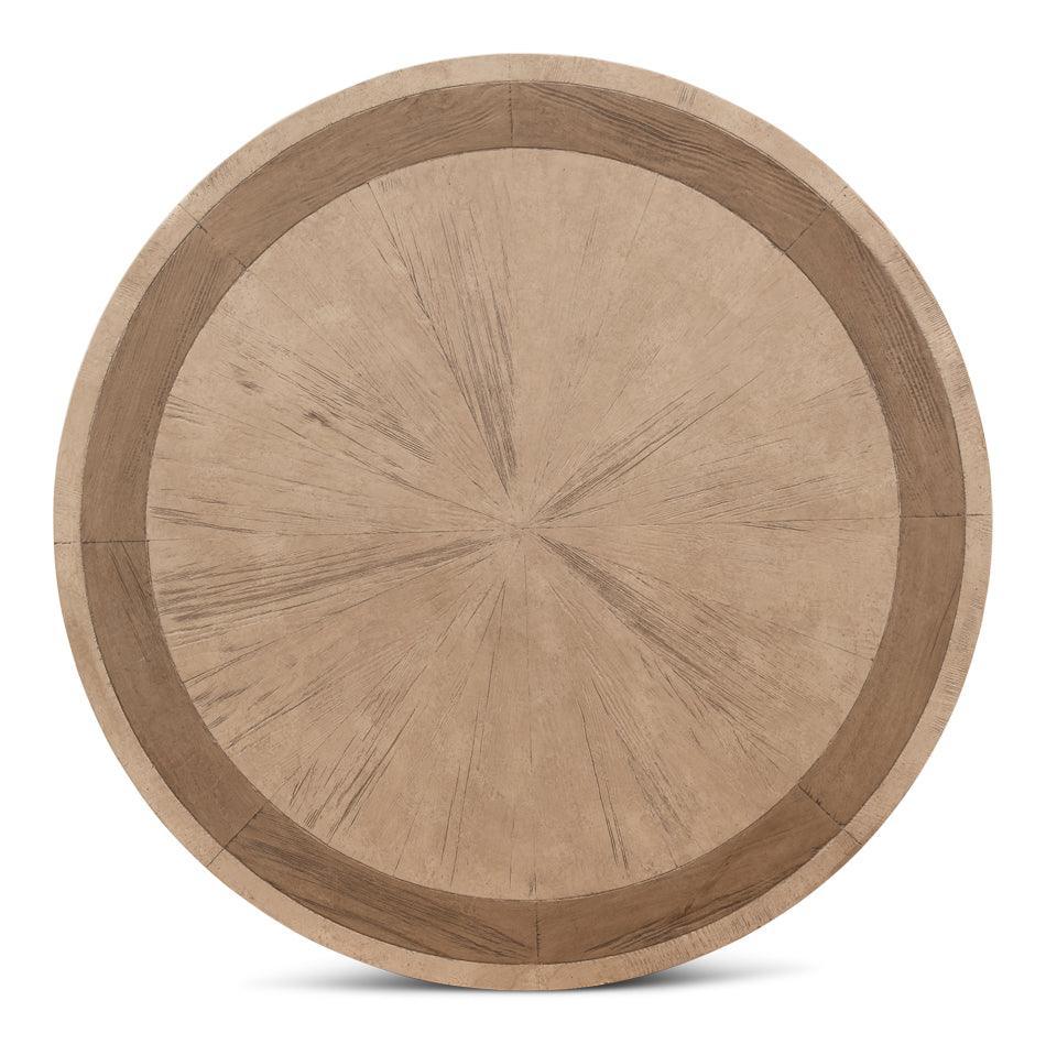 Equestrian Inlay Top Cocktail Table - Belle Escape