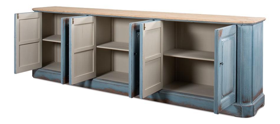 Extra Long Sky Blue Sideboard - Belle Escape