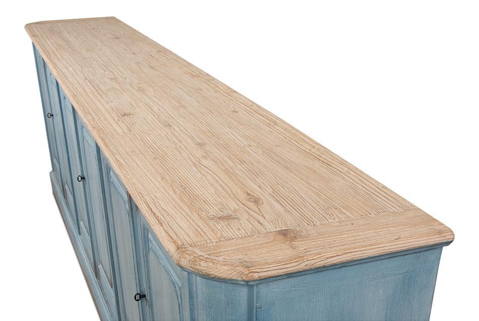 Extra Long Sky Blue Sideboard - Belle Escape