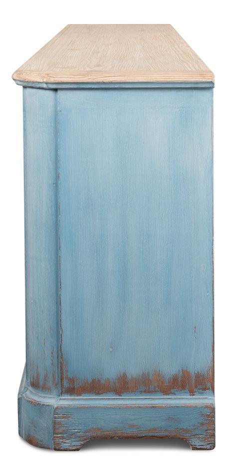 Extra Long Sky Blue Sideboard - Belle Escape