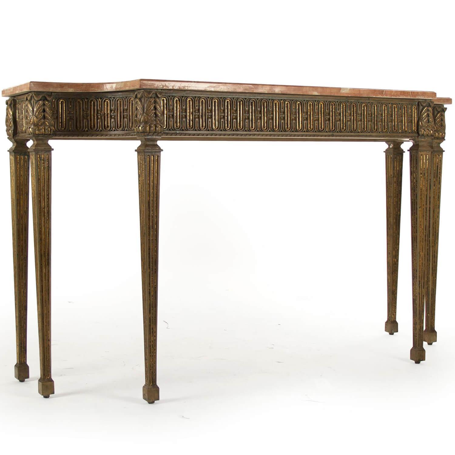 Fabrice Marble Top Console Table - Belle Escape