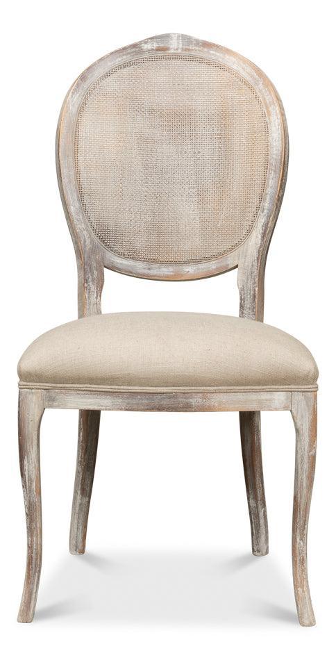 Farm Style Cane Back Chairs - Pair - Belle Escape