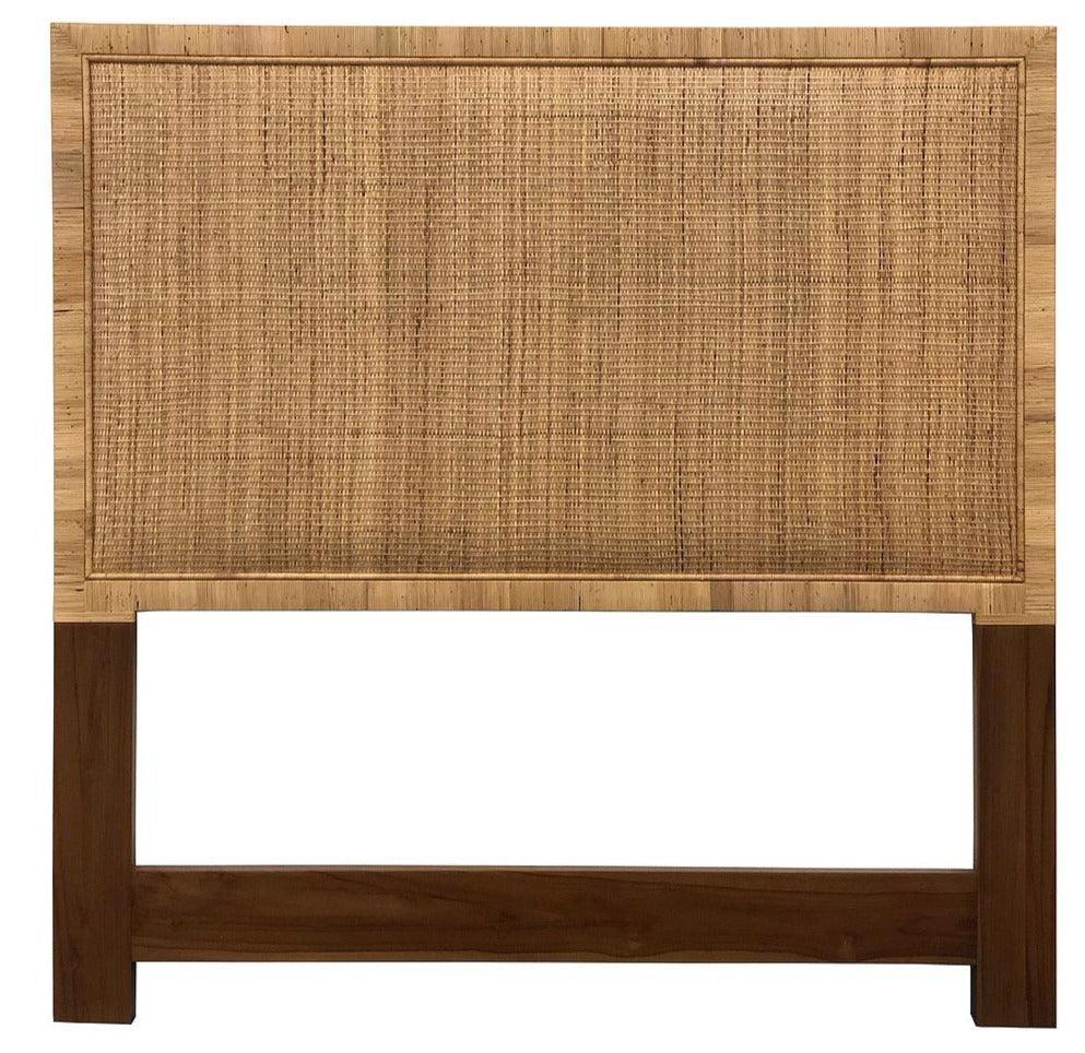 Fiji Wrapped Rattan Headboard - Belle Escape