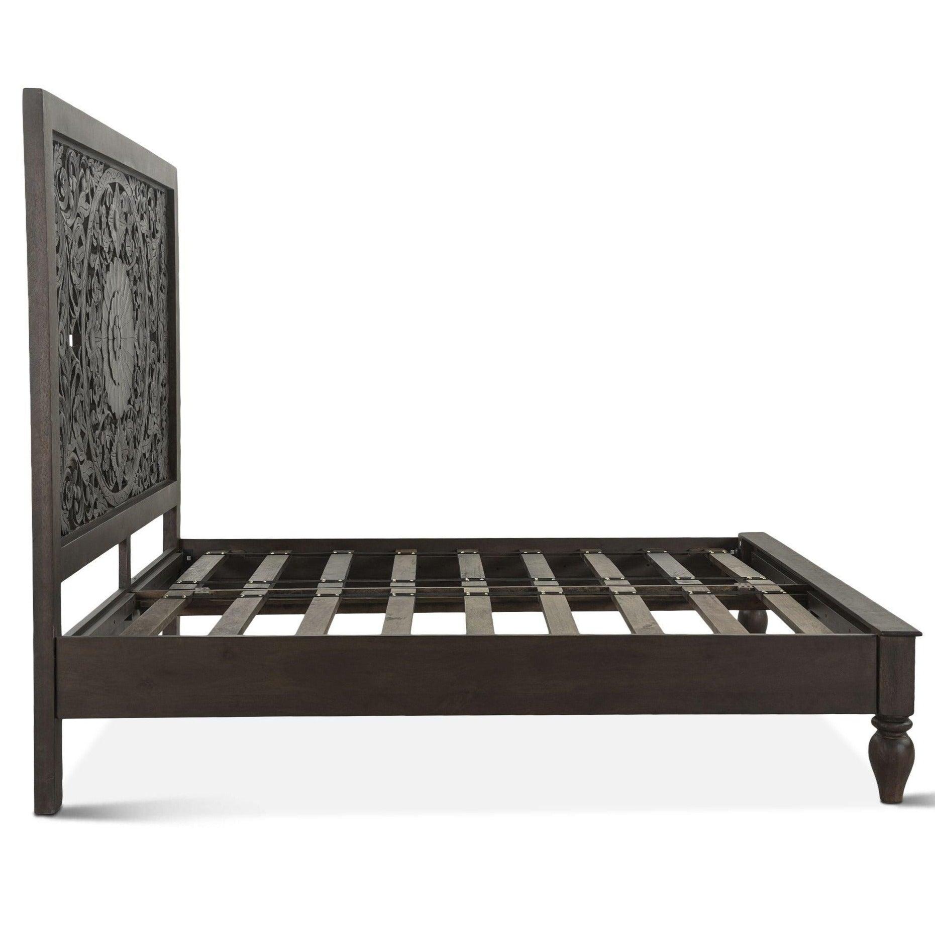 Flora Bohemian Dark Brown Bed - Belle Escape