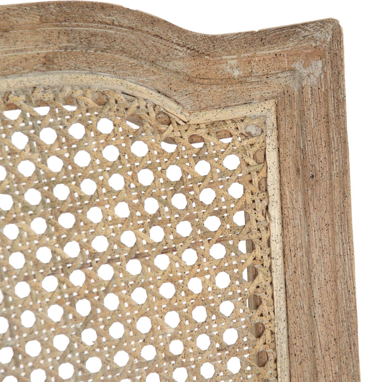 French Cane Backed Apron Side Chairs - Belle Escape