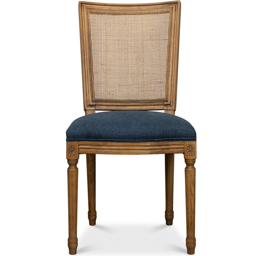 French Country Cane Dining Chair - Belle Escape