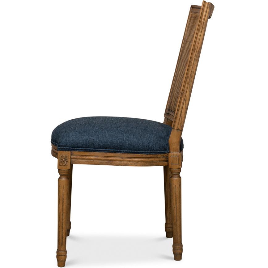 French Country Cane Dining Chair - Belle Escape