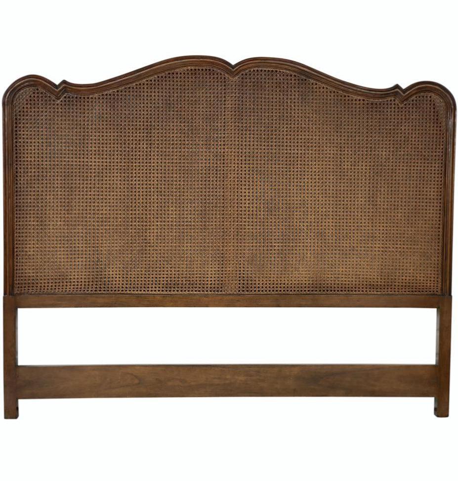French Country Curvy Cane Headboard - Belle Escape