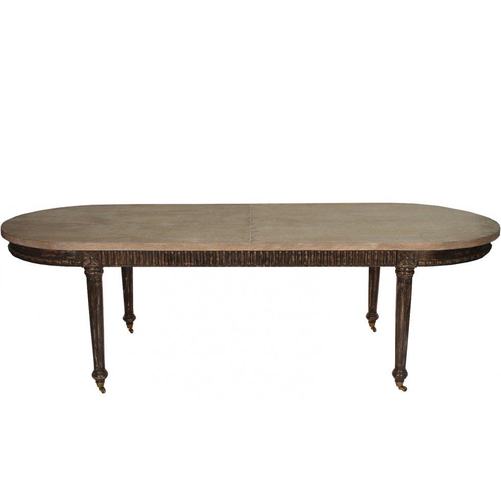 French Farmhouse Oval Dining Table - Belle Escape
