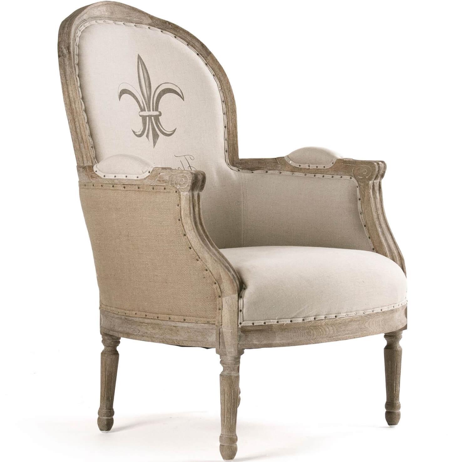 French Fleur Jute Chair - Belle Escape