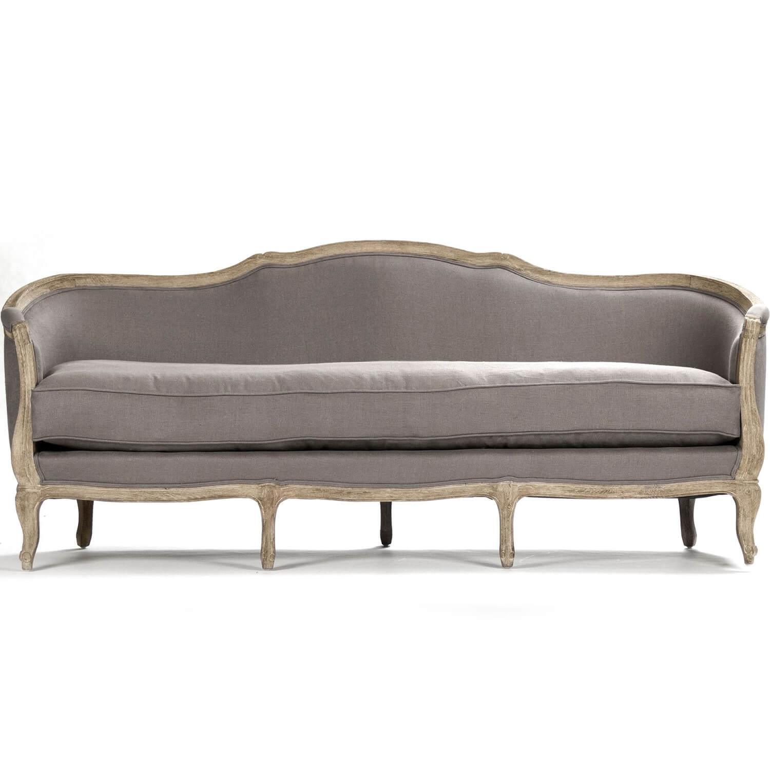 French Gray Maison Sofa - Belle Escape