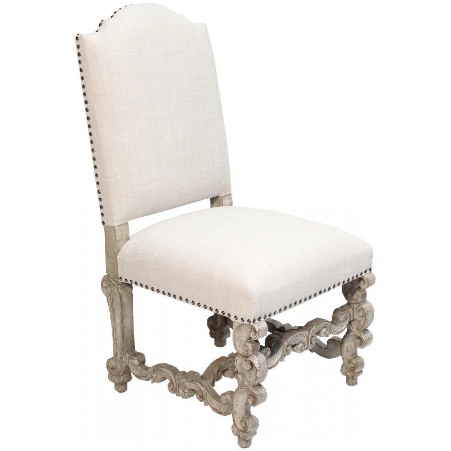 French Linen Bianca Chair - Belle Escape