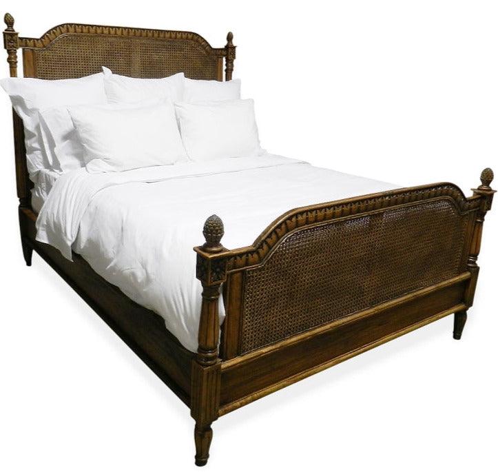 French Manor Wooden Bed - Belle Escape