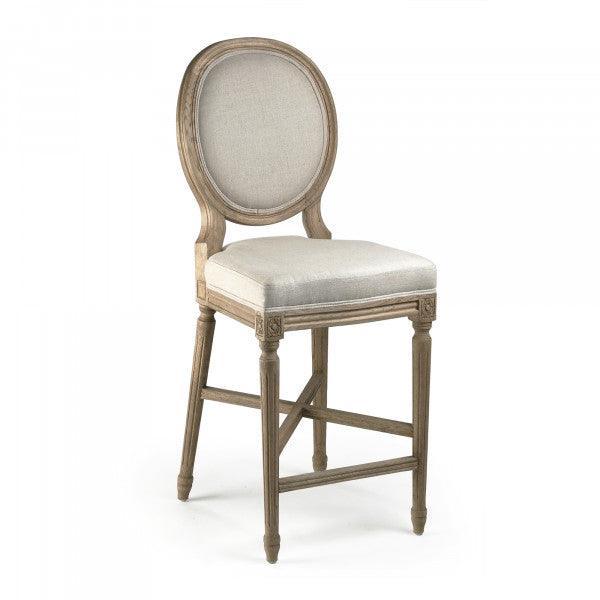 French Medallion Counter Stools - Pair - Belle Escape