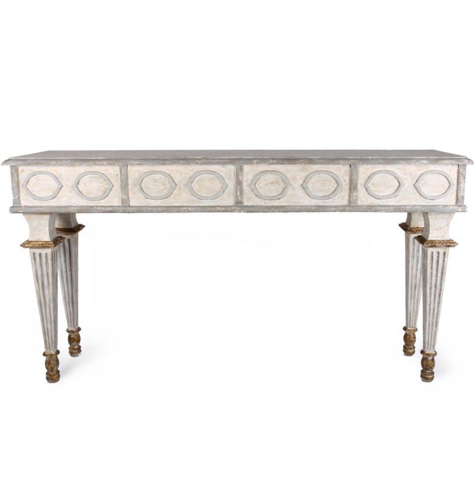 French Palais Gilded Console Table - Belle Escape