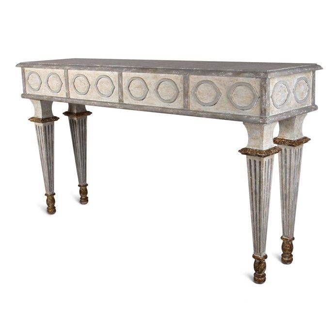 French Palais Gilded Console Table - Belle Escape