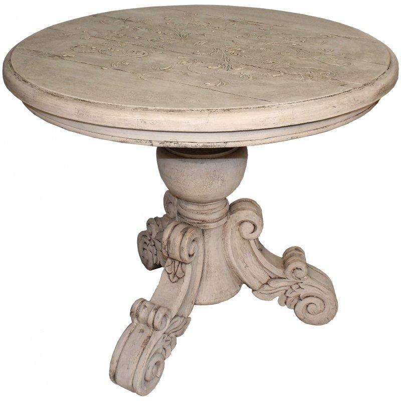 French Round Scroll Table - Belle Escape