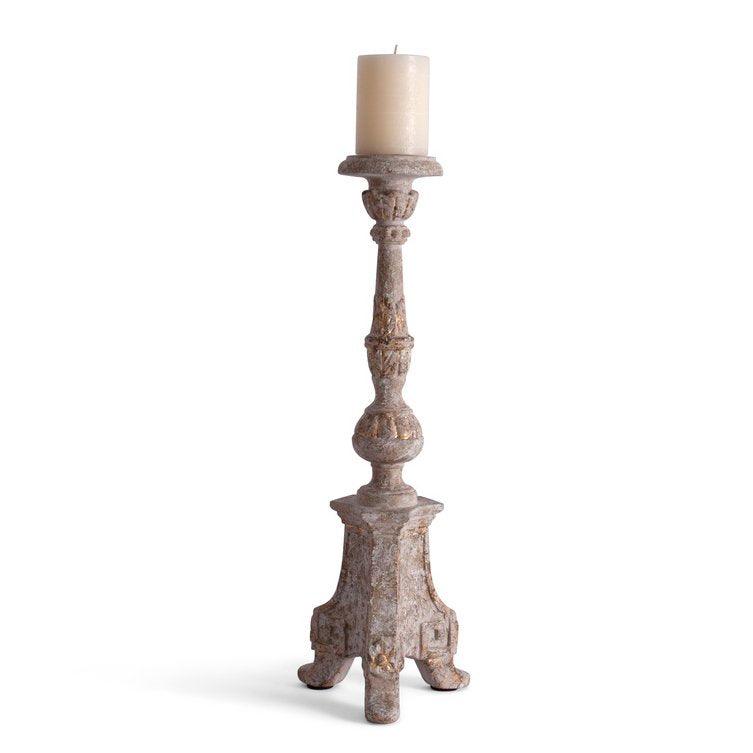 French Scroll Leg Candlestick - Belle Escape