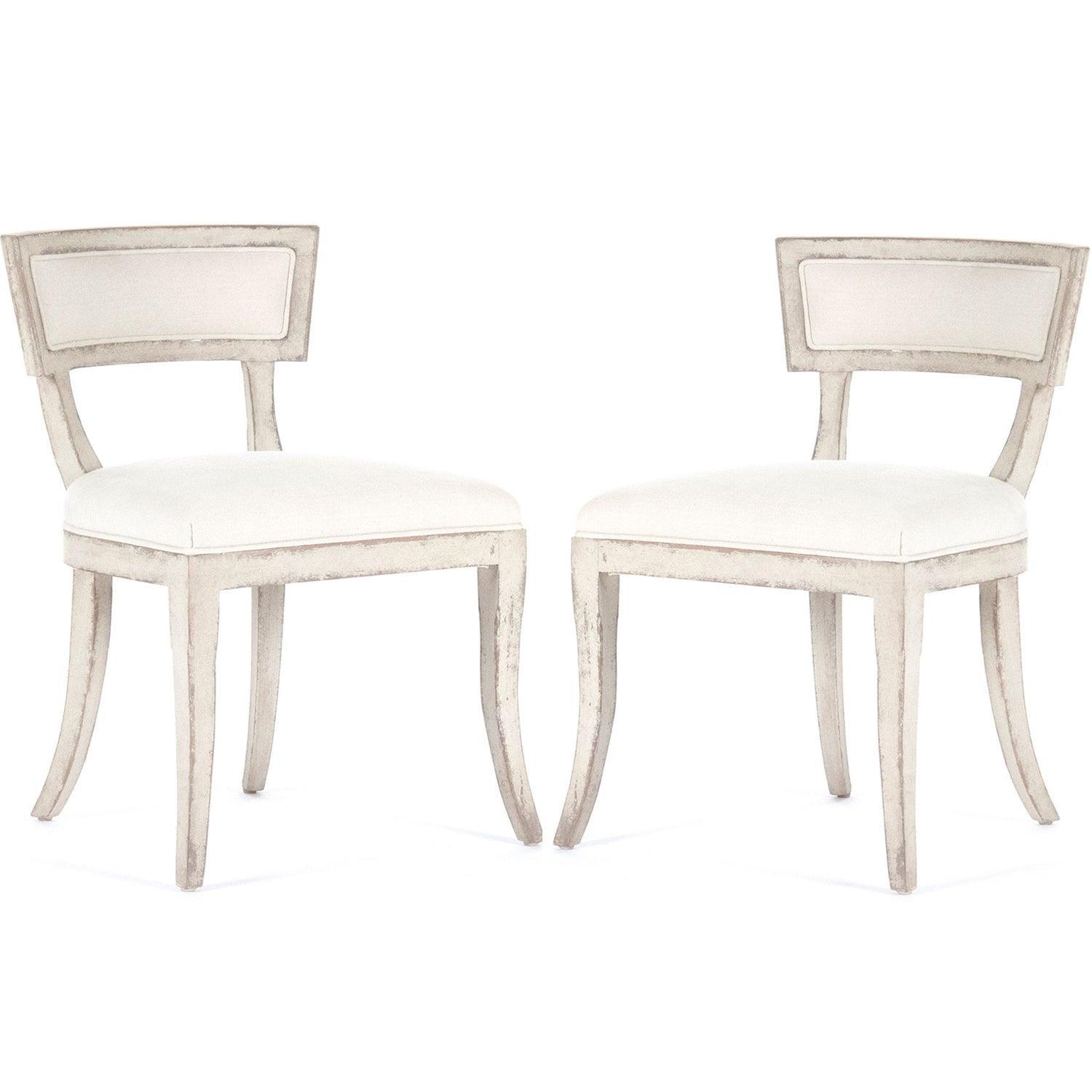 French Shabby Chic Side Chairs - Belle Escape