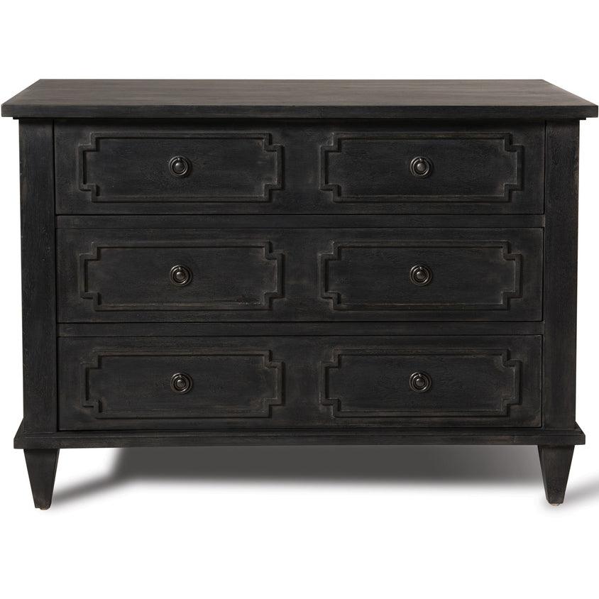 Giselle Black French Country Chest - Belle Escape
