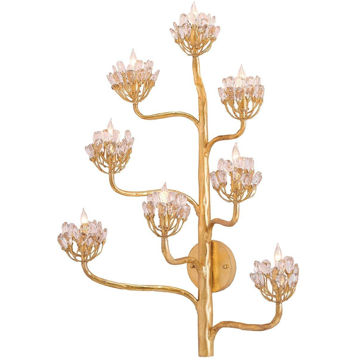 Gold Agave Wall Sconce - Belle Escape