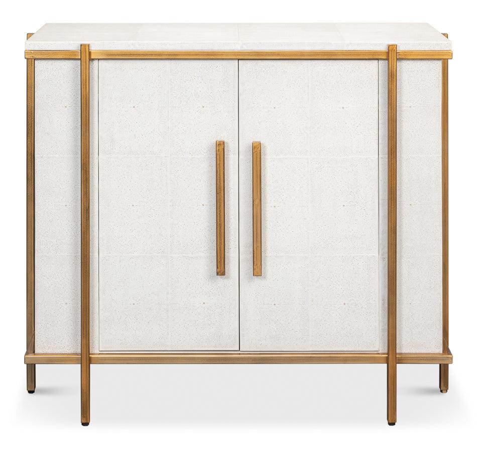 Gold and White Contemporary Sideboard - Belle Escape