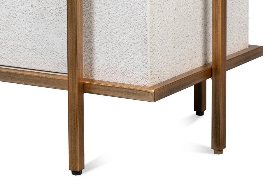 Gold and White Contemporary Sideboard - Belle Escape