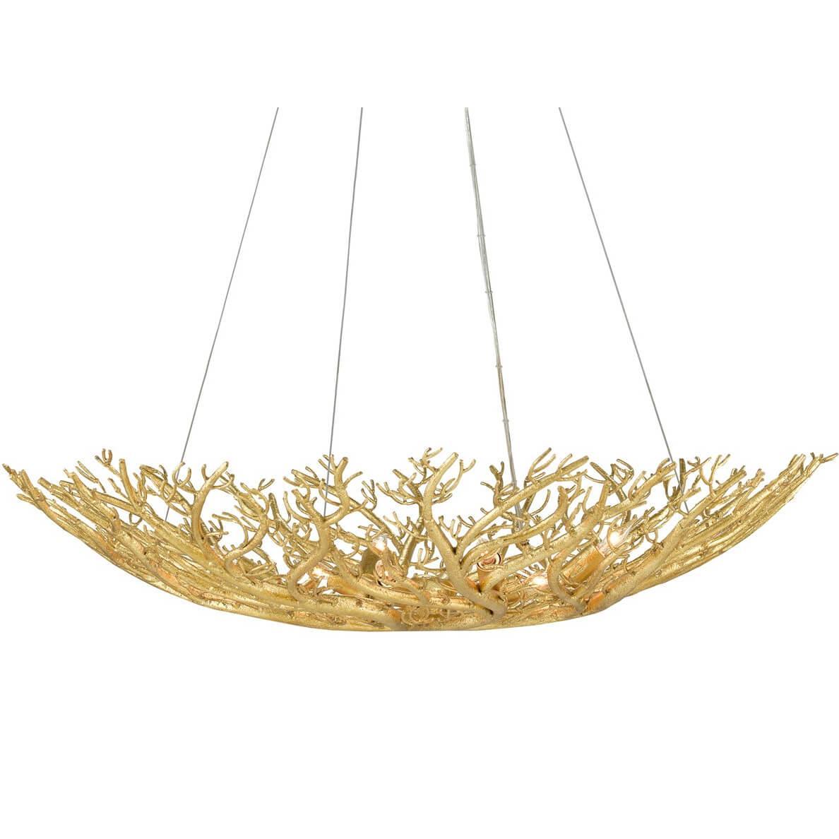 Gold Glam Coral Reef Chandelier - Belle Escape