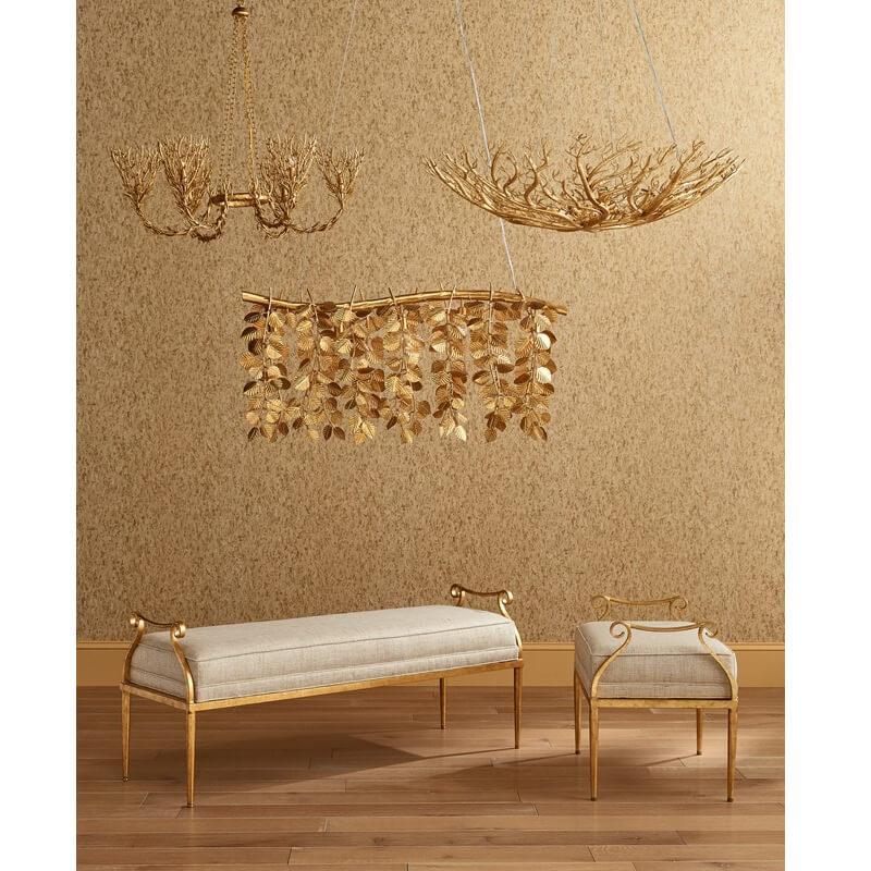 Gold Glam Coral Reef Chandelier - Belle Escape