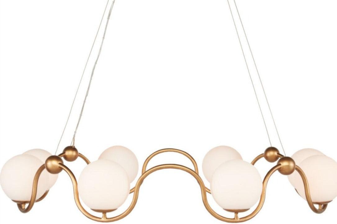 Gold Glam Harmony Chandelier - Belle Escape