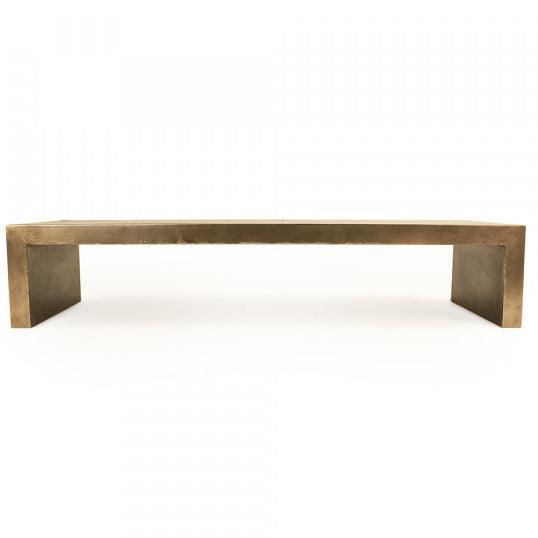 Gold Glam Iron Coffee Table - Belle Escape