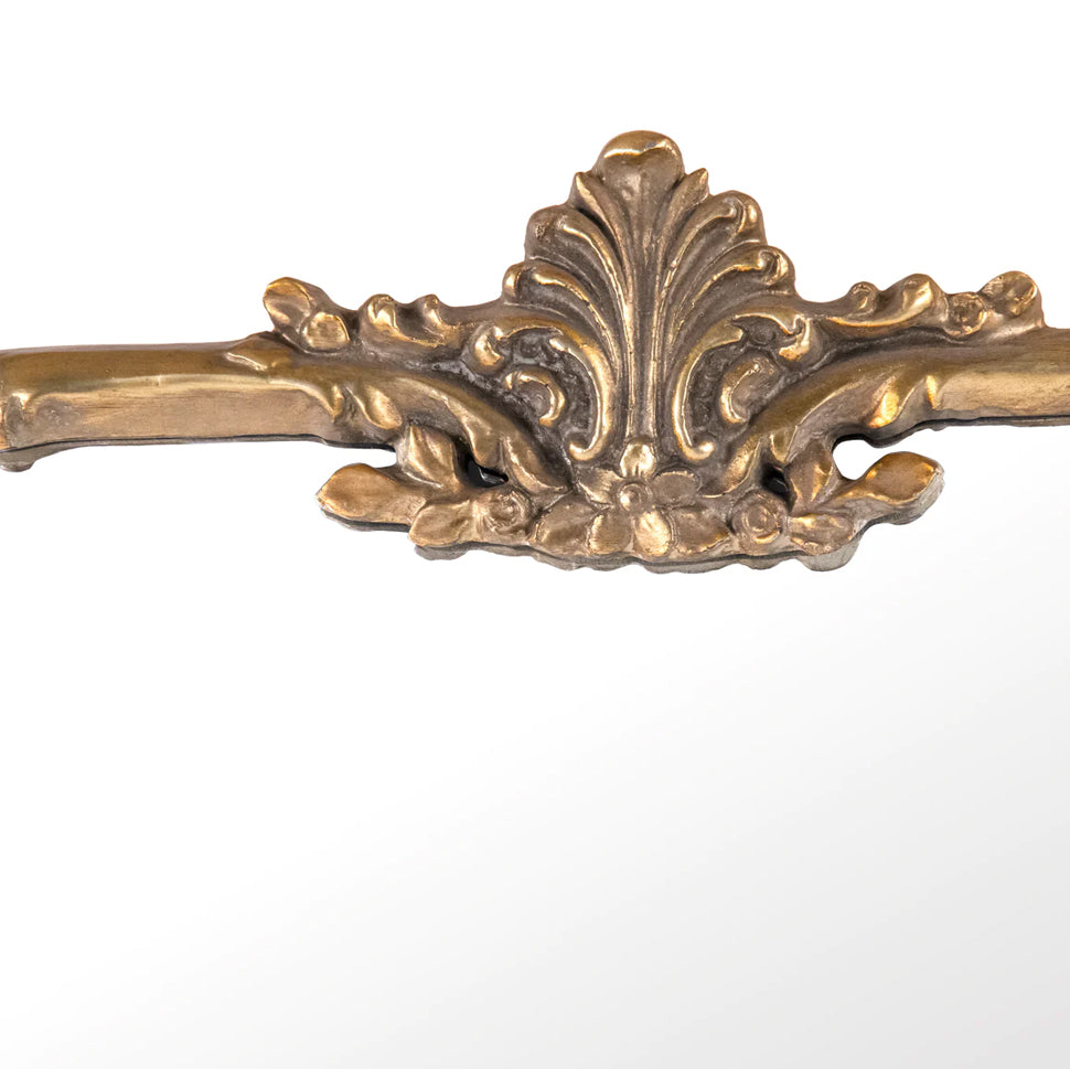 Golden Emblem Mantle Mirror