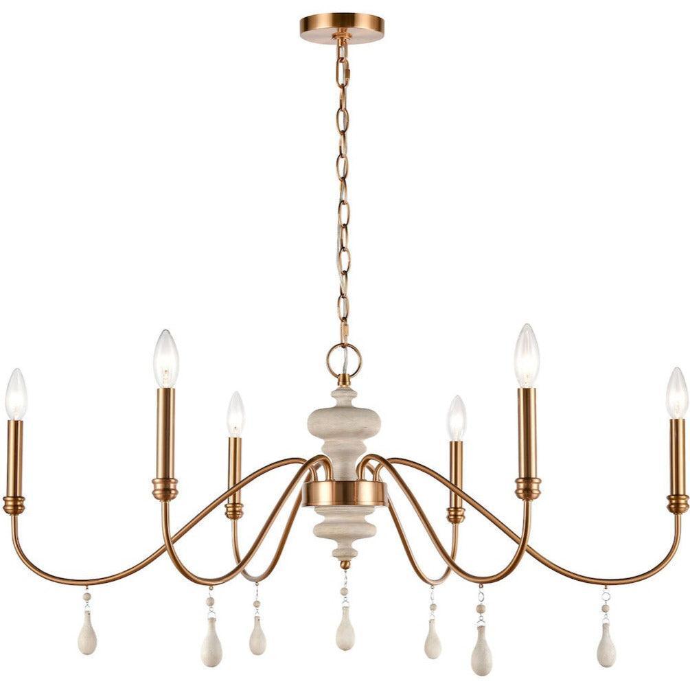 Golden French Connection Chandelier - Belle Escape