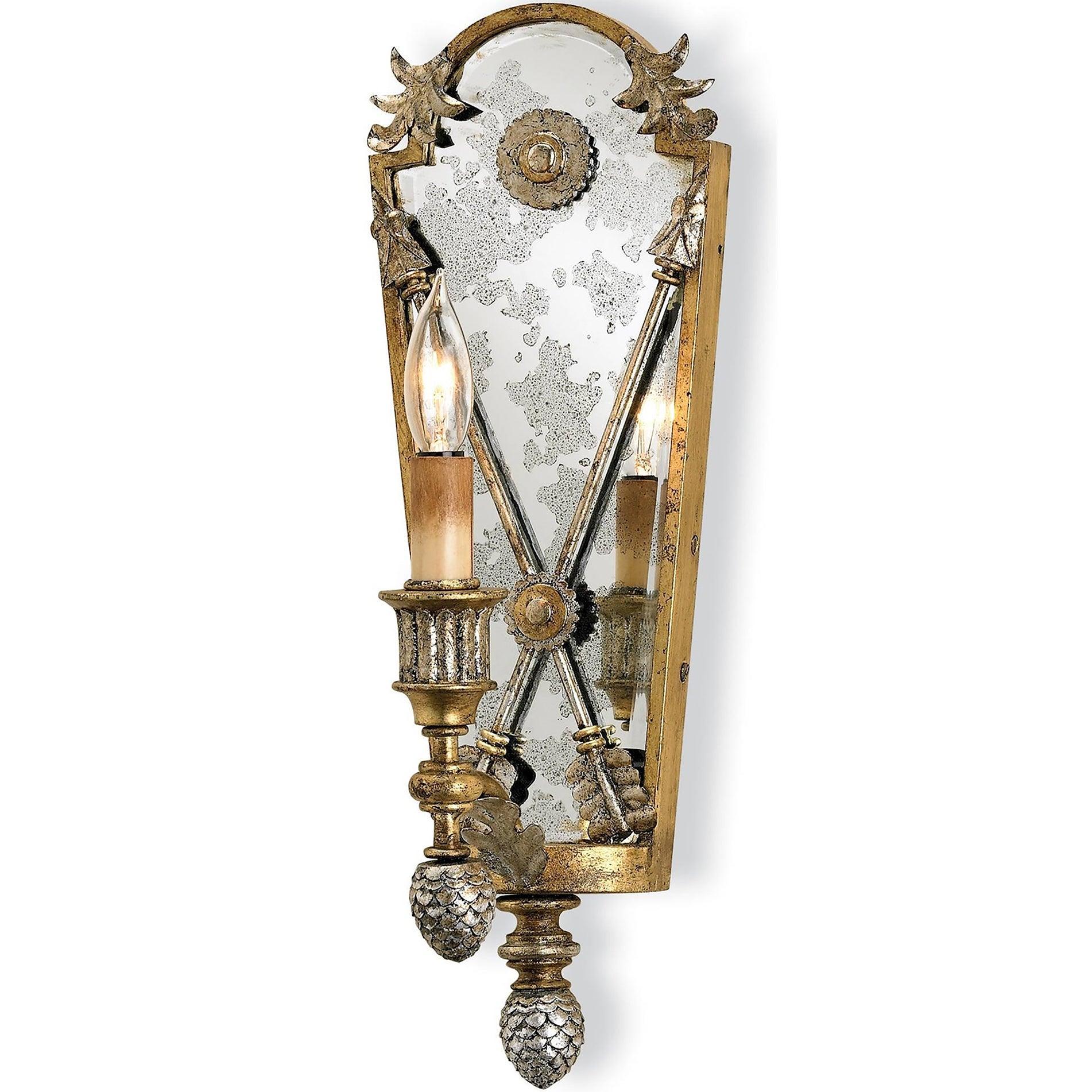 Golden Pompeii Wall Sconce - Belle Escape