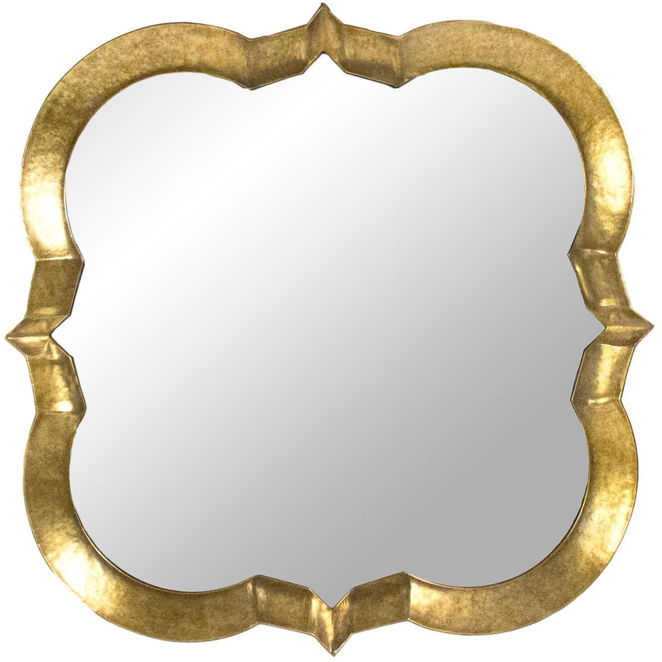 Golden Quatrefoil Mirror - Belle Escape