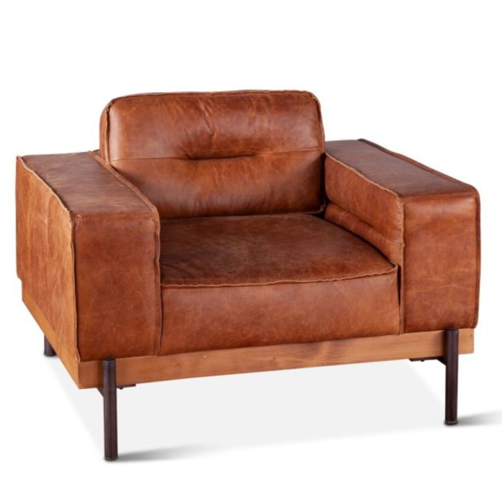 Portofino Golden Brown Lounge Chair