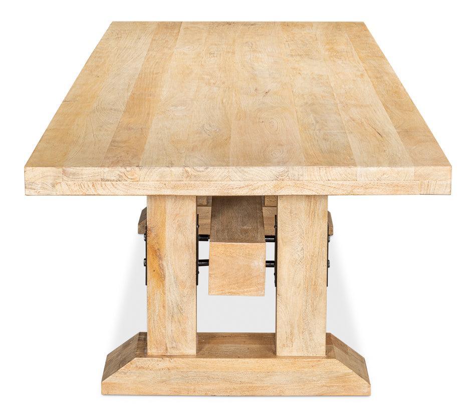 Goldies Railroad Trestle Dining Table - Belle Escape