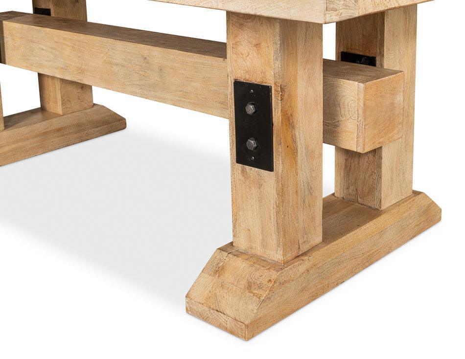 Goldies Railroad Trestle Dining Table - Belle Escape